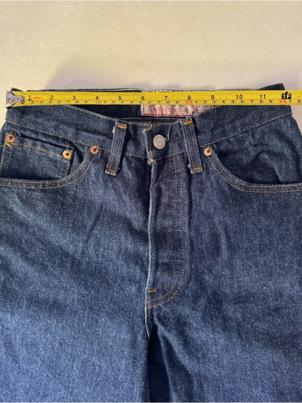 Levi's Vintage Original 501 Button Fly 80’s Rare Blue Jeans High Rise - Picture 10 of 16